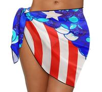 KACCDE Women Beach Sarongs Printed Covers Up Wrap Skirt Bathing Suit Chiffons Swimsuit Wrap Skirts Women Printed Half Covers Up