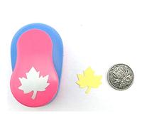 KACELE Paper Cutter Large Circle Craft Punch Sets for Card Making 2.5cm 1 inch Single Butterfly Hexagon Hole Punch Scrapbooking Punches Paper Cutter Leaf Flower DIY Craft Punch (Maple Leaf)