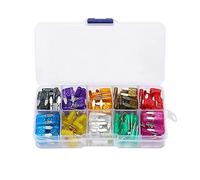 Kacepar 2A-35A Color-coded Mini Car Blade Fuses with Fuse Puller Zinc Alloy PC 140 pcs Compatible with Cars Trucks SUVs Vehicles ATVs UTVs Campers RVs