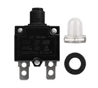 Kacepar Car Overload Protector Thermal Cutout Switch Circuit Breaker Over Current Overload Plastic and Metal Compatible with Various Applications 10A 1Pcs