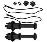 Kacepar Car Rear Parcel Shelf String Strap Set Compatible with Volkswagen Golf GTI Mk5 2006-2009 1K6863447A With Hook Buckle