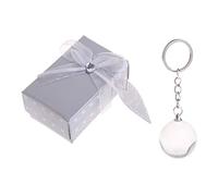 Kadagg 3D Crystal Globe for Key Chain Ring Keyring Keychain World Glass Pendant for Cre