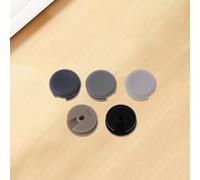 Kadagg 5Pcs Analog Joystick Thumbstick Grip Cap Control Cover Button Replacement Repair Part for New 3DSLL XL Black