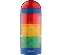 KADAMS Time Tracker Visual Timer with Audio Alarm Pause Function 24hr Countdown Clock Volume Control Stoplight Traffic Light Time Management Tool for Classroom Teacher Kids Adults Blue