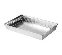 KADAX Baking Tray, Non-Stick Baking Tin, Steel Baking Form in Two Sizes, Durable Bakeware for Cake, Cookies, Rectangular Baking Mould, Silver Baking Pan (40 x 25.5 x 5.5 cm)
