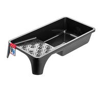 KADAX Black Painting Tray, 29.5 x 15.5 cm, Plastic Paint Tray, Rectangular Paint Tray with Small Handle, Painting Accessories, Disposable Paint Tray