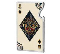 KADAX Bottle Opener, Steel Bottle Cap Opener with Playing Card Design, Opener for Beer, Water, Soda, Handy Metal Tool for Home, Kitchen, Bar, Wedding (Cream, Ace of Diamonds)
