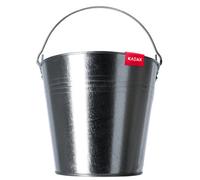 Kadax Bucket, Heavy Duty Zinc Bucket With Ergonomic Handle, Ash Bucket With Reinforced Base, Coal Bucket With Solid Walls (15L)