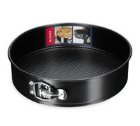 Kadax Cake Tin, Springform Cake Tin Made Of Galvanised And Non-Stick Layer Sheet (Diameter 30 Cm, Black)