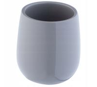 Kadax Ceramic Toothbrush Tumbler Bathroom Mug Toothbrush Holder 9.5 X 9.5 X 10 Cm Bathroom Cup For Bathroom Toothbrush (Grey)