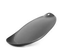 Kadax Chopping Board With Drainage System, Modern Fruit And Vegetable Board, Robust Cutting Mat With Finger Hole (Black)