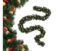 KADAX Christmas Garland 310 cm, Artificial Garland for Banister and Fireplace, Xmas Decoration for Indoor and Outdoor Use, Long Decorative Tinsel