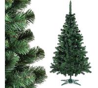 Kadax Christmas Tree 5Ft, Artificial Fir Tree, Plastic Stand For Home And Office, Green Xmas Tree With Realistic Appearance 155 Cm