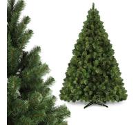 Kadax Christmas Tree 6Ft, Artificial Fir Tree, Plastic Stand For Home And Office, Green Xmas Tree With Realistic Appearance 180 Cm