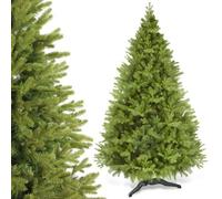 Kadax Christmas Tree 6Ft, Large Artificial Xmas Tree With Plastic Stand, Lush Spruce Tree With 588 Tips (Moon Night 180 Cm)
