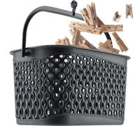 Kadax Classic Clothes Peg Basket, Peg Basket For Clothesline, Peg Basket For Hanging, Peg Bag For Clothespins (Black)