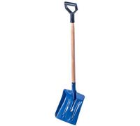 Kadax Coal Scoop Steel Long Handle Wooden Shovel D Handle Spade For Pebbles Garbage Charcoal Spoon Dustpan (W:27Cm,blue)