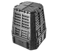 Kadax Composter Black Compost Plant Plastic Quick Composter Weatherproof Thermal Composter With Folding Lid (740L)