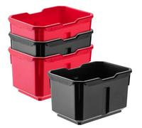Kadax Container For Tool Storage, Storage Boxes Made Of Pp Plastic, Nail Board Cups Cup For Nails, Screws (Set Of 4, 15.6 X 11 Cm)