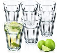 Kadax Drinking Glasses 365 Ml, Timeless Glassware For Mojito, Lemonade, Water And Juice, Made Of Soda-Lime Glass (Set Of 6)
