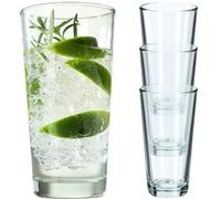 Kadax Drinking Glasses, Cocktail Glasses Made Of Durable Glass, Dishwasher Safe Long Drink Glasses, Universal Glasses