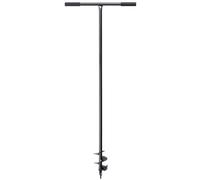 Kadax Fence Post Auger, Manual Hand Spiral Drill For Garden, Post Hole Metal Digger, Ground Digger For Gardening, Planting (100mm)