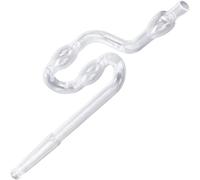 KADAX Fermentation Airlock for Demijohn and Carboy, Wine Making Equipment, Water-Sealed Bubbler Airlock for Homebrewing, Winemaking (Plastic, 7 mm)