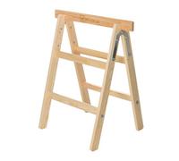 Kadax Folding Step Ladder, Sturdy Fixed Ladder, Lightweight Folding Step Ladder, Wooden Ladder, Small Step Ladder