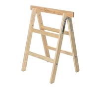 KADAX Folding Wooden Work Trestle, 150 kg Load Capacity, Sturdy Mounting Stand for Workshop and Construction Projects