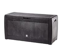 Kadax Garden Box, 119X48X60Cm Storage Box Made Of Plastic, 310L Garden Chest For Storing Pillows (Dark Brown)