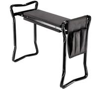 Kadax Garden Kneeler With Handles, 2 In 1 Folding Seat Stool With Soft Foam (Black)