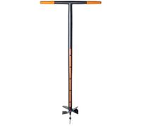 Kadax Hand Drill, Metal Earth Auger With Cross Handle, Spiral Drill For Garden, Post Drill, Plant Drill, Bulb Drill (150 mm)