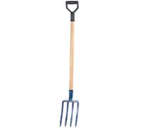 Kadax Hay Fork, Digging Fork With D Handle, Manure Fork With High Quality Steel Head, Ergonomic Fork For Garden, Fork, Spade Fork