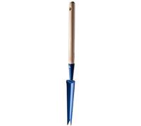 KADAX Heavy Duty Stainless Steel Hand Weeder, Manual Weed Puller with Wooden Handle, Weed Puller, Weeder, Garden Weeder, Root Weeder (50 cm, Blue)