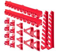 Kadax Hooks For Tool Wall, Perforated Wall Hooks Made Of Pp Plastic, Tool Hook Set, Tool Holder, Tool Holder, Garage, Kitchen