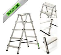 Kadax Household Ladder, Step Ladder In 5 Versions, Folding Step With Load Capacity Up To 125 Kg