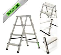 Kadax Household Ladder, Step Ladder In 5 Versions, Folding Step With Load Capacity Up To 125 Kg