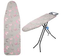 Kadax Ironing Board Cover With Drawstring, Cotton Ironing Board Cover For Steam Irons (Butterflies 148 X 52)