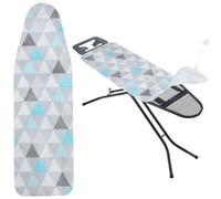 Kadax Ironing Board Cover With Drawstring, Practical Ironing Board Cover, Ironing Board Cover For Steam Irons (Triangles M)