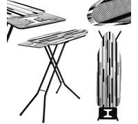 Kadax Ironing Board, Steam Ironing Board With Non-Slip Feet, Height-Adjustable Ironing Board With Removable Cover (120 X 38 Cm)