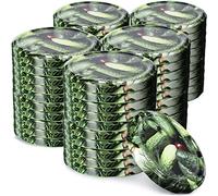 KADAX Jar Lids Ø 82 mm, Secure Metal Lids with Six Threads, Jar Seals Replacement, Twist Off Closure for Pickling and Preserving (Cucumbers, Set of 50)
