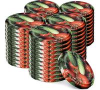 KADAX Jar Lids Ø 82 mm, Secure Metal Lids with Six Threads, Jar Seals Replacement, Twist Off Closure for Pickling and Preserving (Vegetables, Set of 50)