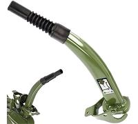 KADAX Jerry Can Spout, Durable Steel Spout for Easy and Precise Filling of Canisters and Car Tanks, Green Spout with Flexible Plastic Nozzle
