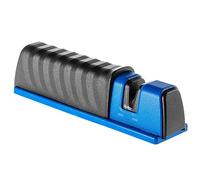 KADAX Knife Sharpener, 17 x 4.5 cm Knife Sharpener Made Quality Materials, Tool Sharpener Made of Whetstone and Plastic, Axe Sharpener for Knives (Blue)