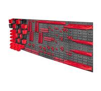 Kadax Large Tool Wall Shelf, 232 X 78 Cm, Storage System Made Of Robust Plastic, Uv-Resistant Module System