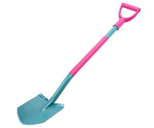 Kadax Long Handled Metal Plastic Gardening Spade Ladies Garden Digging Shovel Digging Shovel Grave Shovel With D Handle (Pointed)