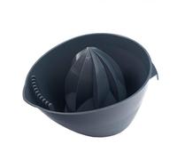 Kadax Manual Plastic Lemon Squeezer, Fruit Juicer, Heavy Duty Orange Juicer Oval Press For Fruit Universal Hand Press (Dark Grey)