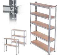 Kadax Metal Shelf, Cellar Shelf, Heavy Duty Shelf For Garden Tools, Sturdy Workshop Shelf With 875 Kg Load Capacity