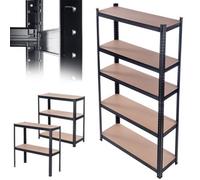 Kadax Metal Shelf, Cellar Shelf, Heavy Duty Shelf For Garden Tools, Sturdy Workshop Shelf With 875 Kg Load Capacity