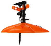 Kadax Oscillation Sprinkler With Aluminium Pipe, Up To 288 M2, Plastic Abs Garden Sprinkler With Base (22 X 14.5 Cm)